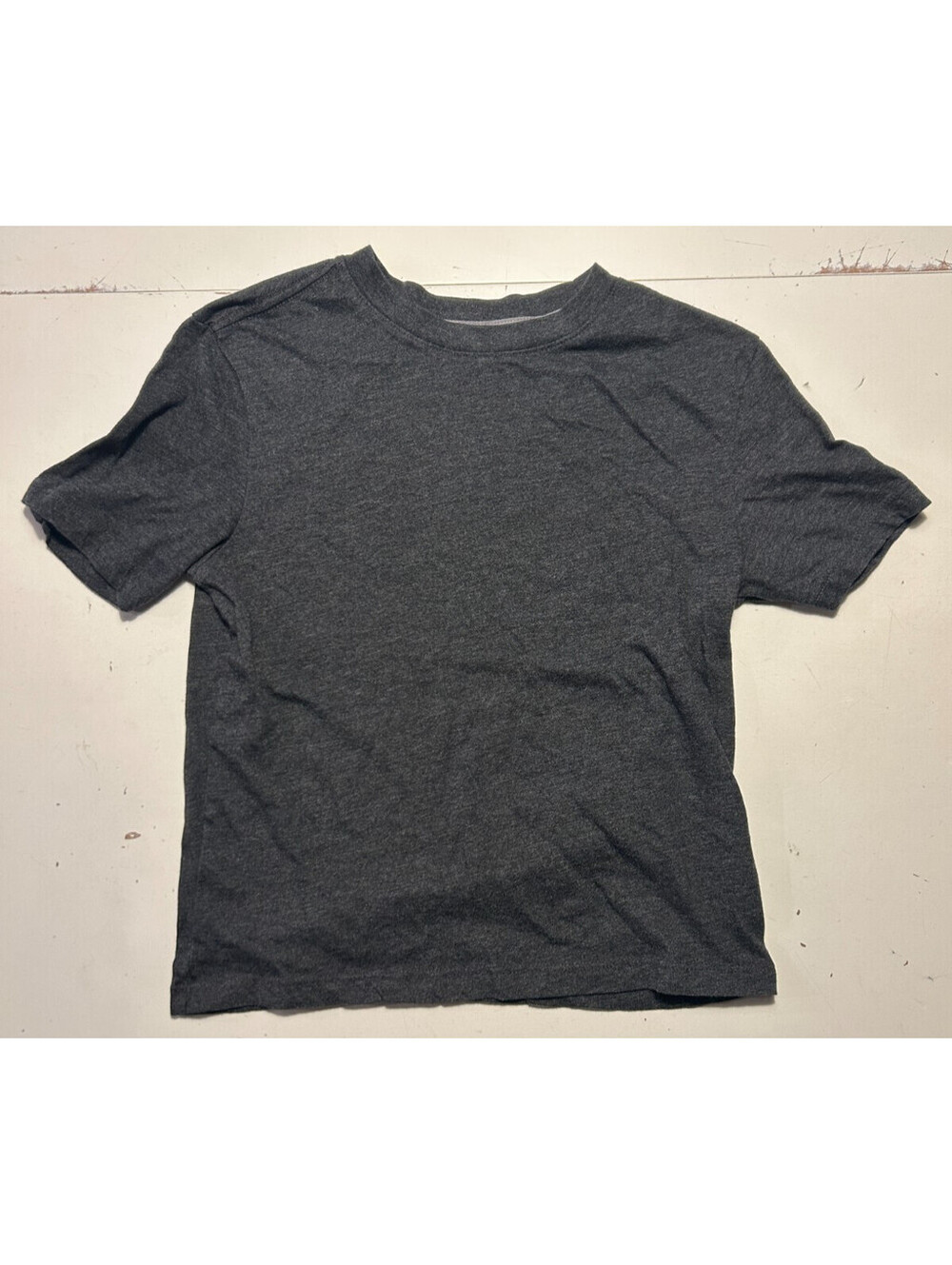 Old Navy Basic T Shirt Boys Size M (8) Short Sleeve Charcoal Gray